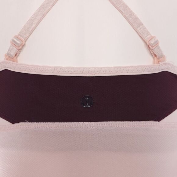 Lululemon Women's Size 6 Pink Tank Top Built in Bra - Picture 7 of 10